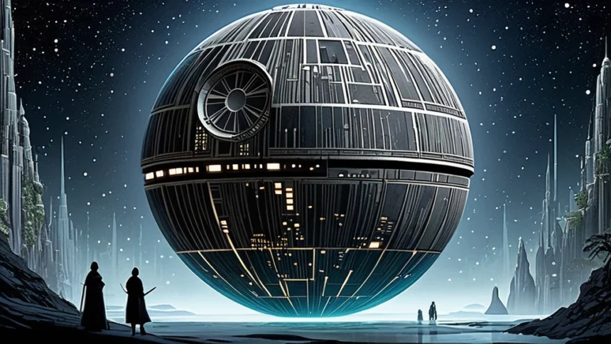 halalcsillag DeathStar Star wars 2