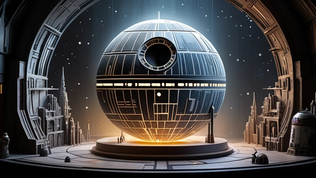 halalcsillag DeathStar Star wars 3